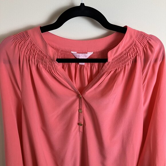 Lilly Pulitzer Pink Blouse - Picture 4 of 11